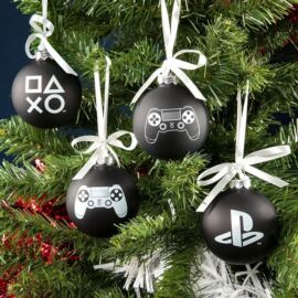 lifetrend.hu; Playstation, karácsonyfadísz, szett, karácsony, gamer