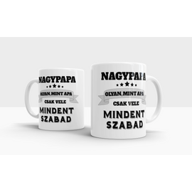 lifetrend.hu, bögre, apák napja, legjobb papa, nagypapa, papi, szuper, father's day