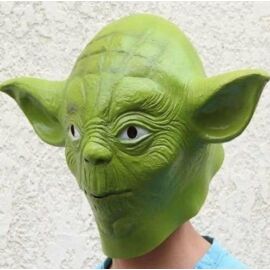 Yoda, maszk, Star Wars, Csillagok háborúja, latex, fej, Joda