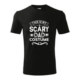 lifetrend.hu, póló, Halloween, fekete, felirattal, scary dad