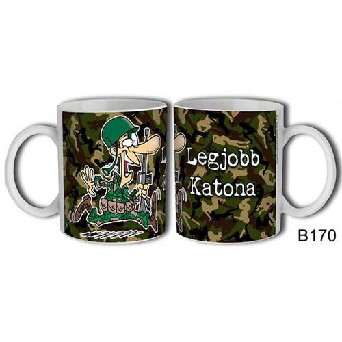 Bögre Legjobb katona 3dl, ajándék, bögre, katona, legjobb