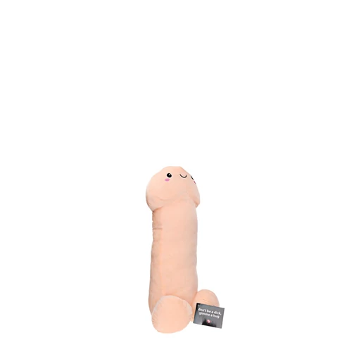 ÖLELHETŐ PÉNISZ PLÜSS - 30CM (NATÚR)