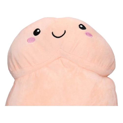 ÖLELHETŐ KÖVÉR PÉNISZ PLÜSS - 30CM (NATÚR)
