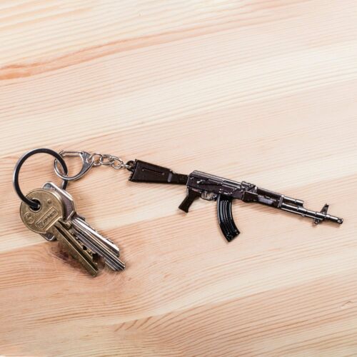 Katonai vadászpuska kulcstartó, kulcstartó, kulcs, puska, katonai, fegyver, vadász
