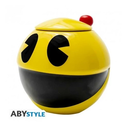 stuffmaster, streaming, pacman, pac-man, bögre, játék, ajándék,