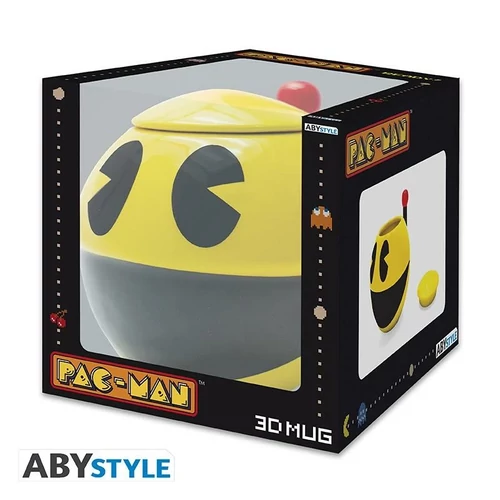 stuffmaster, streaming, pacman, pac-man, bögre, játék, ajándék,