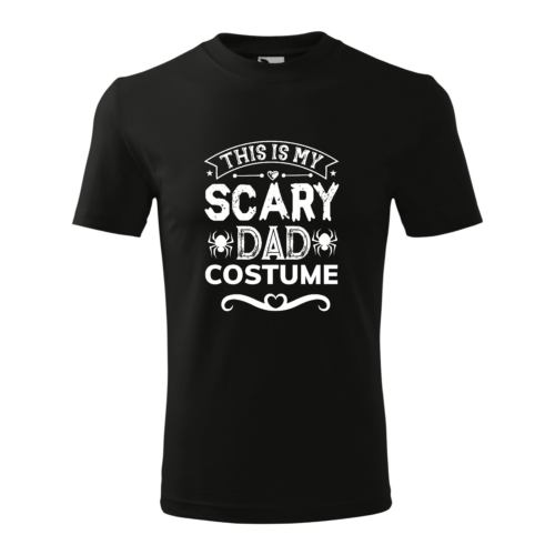 lifetrend.hu, póló, Halloween, fekete, felirattal, scary dad