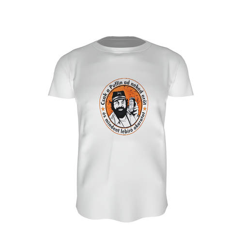 bud spencer, puffin, kincs ami nincs, kékestető, mátra, magyarország, póló