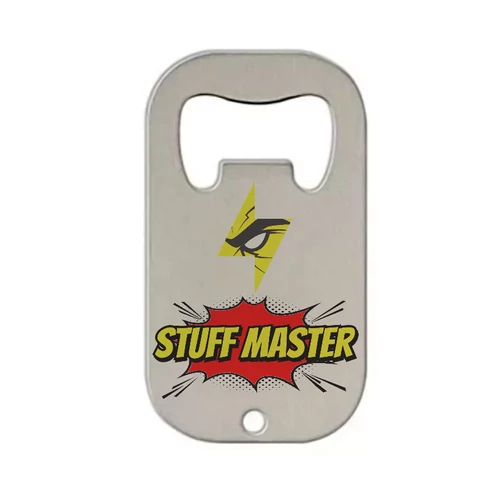 stuffmaster, sörnyitó, ajándék, kulcstartó