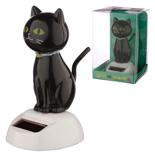 lifetrend.hu, ajándék, cica, macska, figura, táncoló figura, napelemes