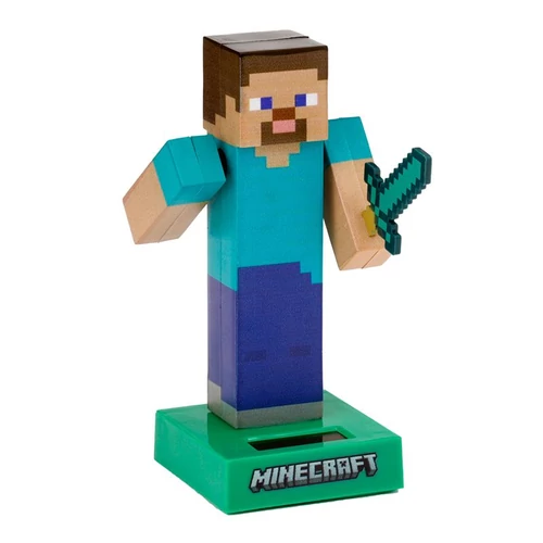 lifetrend.hu, vicces, napelemes figura, figura, minecraft, steve, táncoló napelemes figura, autóba